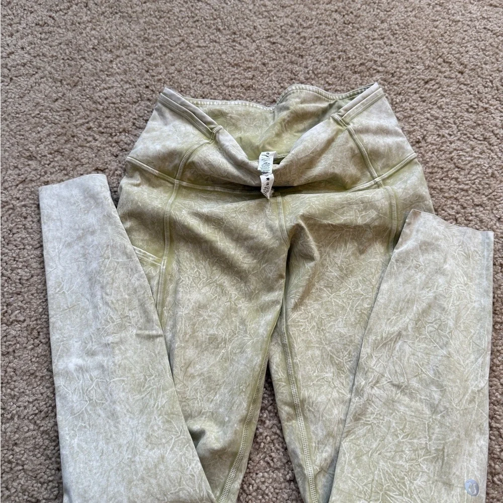 Lululemon Athletica Light Green Leggings